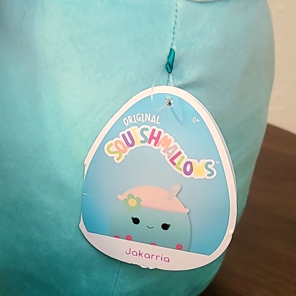 Jakarria Blue Boba Drink Squishmallow Plush 12”, NWT - Picture 4 of 7